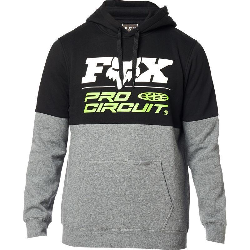 Толстовка Fox Pro Circuit Po Fleece Black/Graphite Толстовка Fox Pro Circuit Po Fleece Black/Graphite