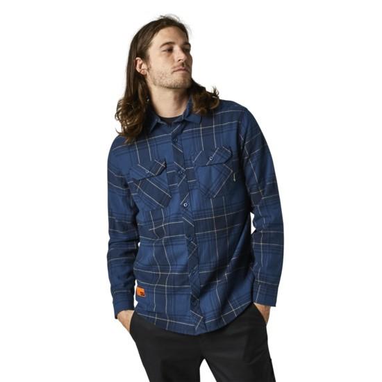 Рубашка Fox Traildust 2.0 Flannel Dark Indigo Рубашка Fox Traildust 2.0 Flannel Dark Indigo
